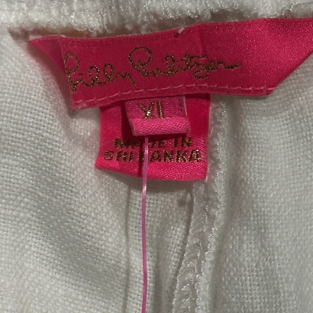 Lilly Pulitzer Deri Linen Palazzo Pants in Resort White - Size XL - NWT - Picture 2 of 6